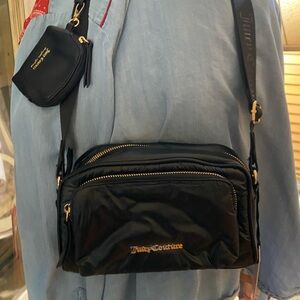 Juicy Couture  timeless square puffy crossbody black Nwts